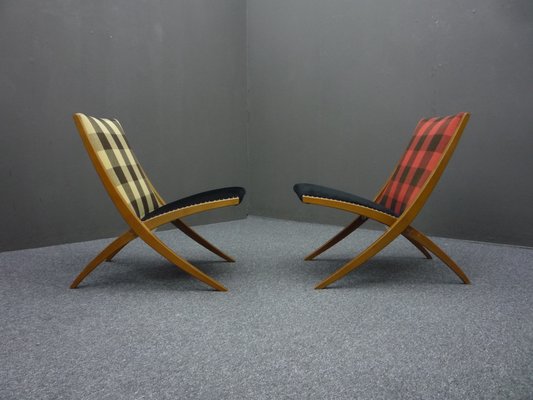 Folding Antimott Chairs by Ulrich Hermstrüwer for Wilhelm Knoll, 1950s, Set of 2-UG-1706490