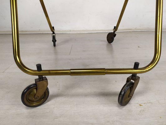 Folding Cart on Wheels in Brass-EAD-1259048