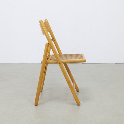 Folding Chair in Webbing & Wood attributed to Habitat, 1980s-RZV-1806987