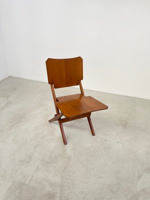 Folding Chair with Solid Wood Frame by Franco Albini for Poggi, 1952-IEW-1145138