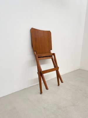 Folding Chair with Solid Wood Frame by Franco Albini for Poggi, 1952-IEW-1145138