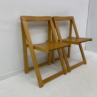 Folding Chairs by Aldo Jacober for Alberto Bazzani, 1960s, Set of 2-BGP-934902