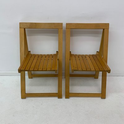 Folding Chairs by Aldo Jacober for Alberto Bazzani, 1960s, Set of 2-BGP-934902