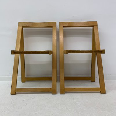 Folding Chairs by Aldo Jacober for Alberto Bazzani, 1960s, Set of 2-BGP-934902