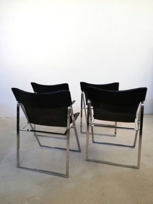 Folding Chairs by Marcello Cuneo for Amar, 1970s, Set of 4-UIW-1066879