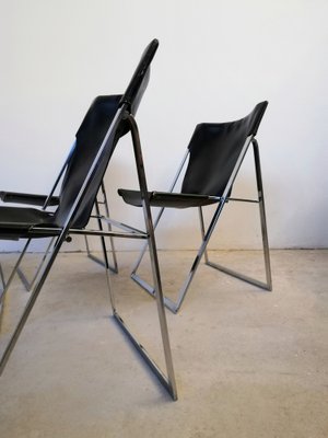 Folding Chairs by Marcello Cuneo for Amar, 1970s, Set of 4-UIW-1066879