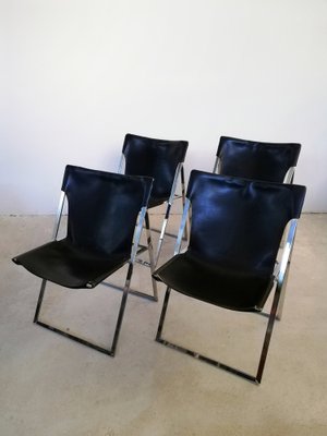 Folding Chairs by Marcello Cuneo for Amar, 1970s, Set of 4-UIW-1066879