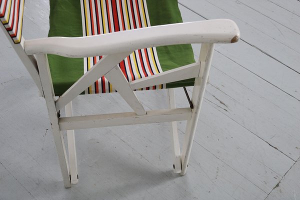 Folding Director's Chair with Original Cover, Italy, 1970s-AA-1123351