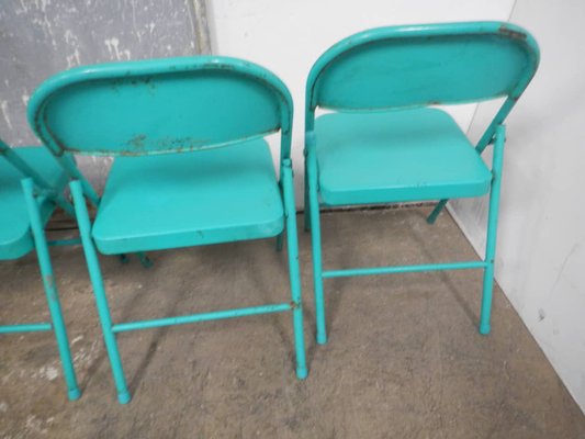 Folding Garden Chairs, 1980s, Set of 4-WWQ-1306169