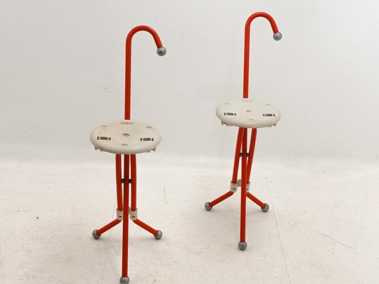 Folding Stools by Yvan Loss for Sandrigarden, 1980, Set of 2-UR-1820300