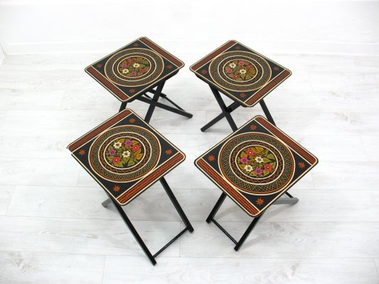 Folding Tables, 1970s, Set of 4-WVA-1335300