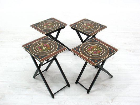 Folding Tables, 1970s, Set of 4-WVA-1335300