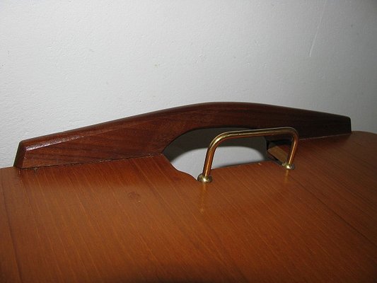 Folding Teak and Oak Serving Tray by Aase Dreieri Ganddal, Norway, 1960s-SZW-1181020