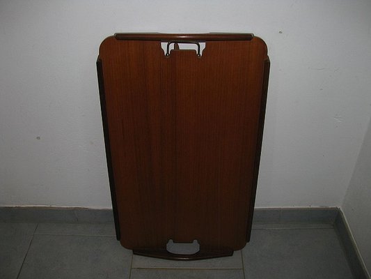 Folding Teak and Oak Serving Tray by Aase Dreieri Ganddal, Norway, 1960s-SZW-1181020