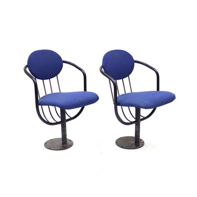 Folding Theatre Chairs by Poul Henningsen for Andreas Christensen, 1950s, Set of 2-KQ-729490