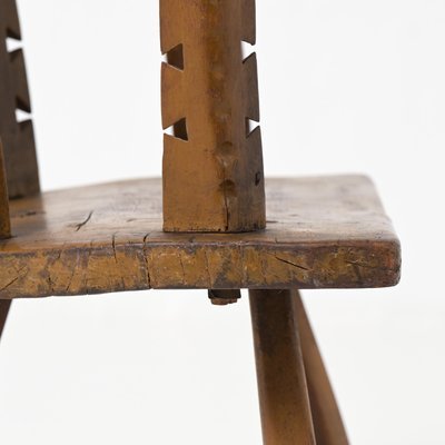 Folk Art Side Chair-VT-1815817