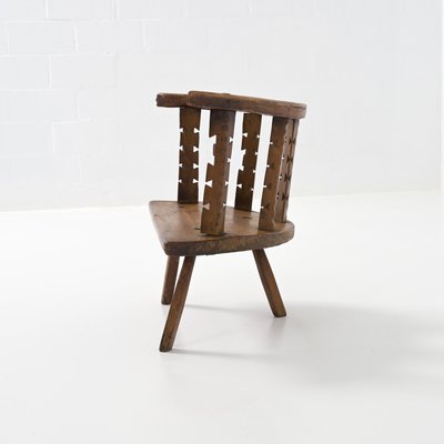 Folk Art Side Chair-VT-1815817