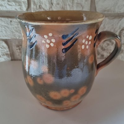 Folk Art Wabi Wabi Glazed Earthenware Pitcher from Savoie, 1950s-GSF-1812807