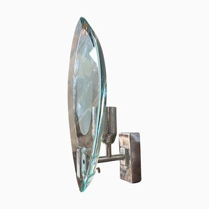 Fontana Arte Space Age Italian Wall Sconce from Veca, 1960s-NMK-1723012