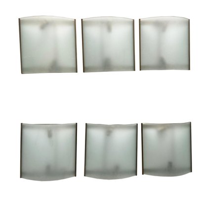 Fontana Arte Style Wall Lights, Italy, 1960s, Set of 9-YUW-1328424