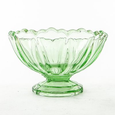 Footed Ring Bowl from Ząbkowice Glassworks, 1950s-BKO-1823434