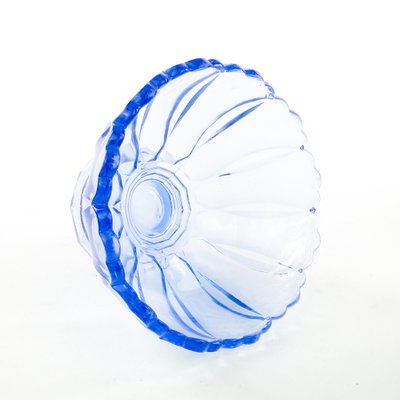 Footed Ring Bowl from Ząbkowice Glassworks, 1950s-BKO-1823435