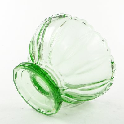 Footed Ring Bowl from Ząbkowice Glassworks, 1950s-BKO-1823434