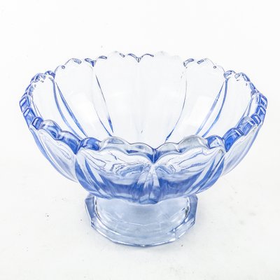 Footed Ring Bowl from Ząbkowice Glassworks, 1950s-BKO-1823435