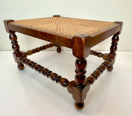 Footstool with Cane Top from H.Pander & Zonen, 1890s-WZZ-1393714