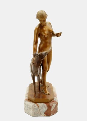 Forest Idyll Bronze by Rudolf Kaesbach, 1915-TPH-2016394