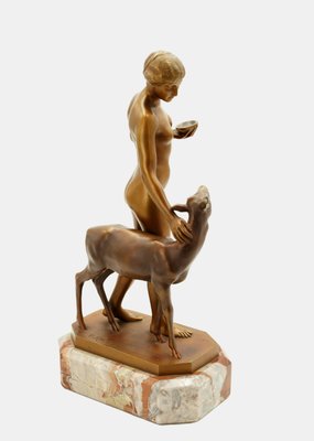 Forest Idyll Bronze by Rudolf Kaesbach, 1915-TPH-2016394