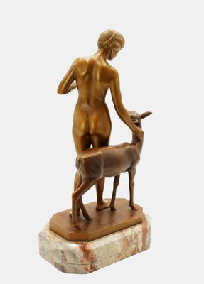 Forest Idyll Bronze by Rudolf Kaesbach, 1915-TPH-2016394