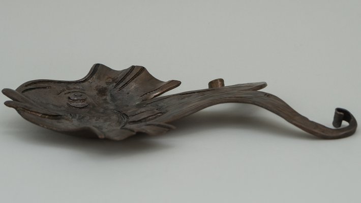 Forged Iron Ashtray in the Shape of a Fish, Vienna, 1960s-SPD-742227