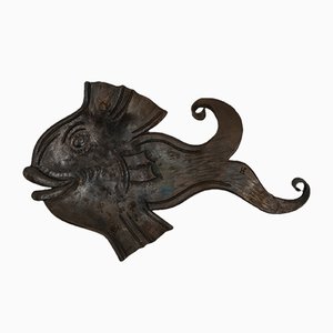 Forged Iron Ashtray in the Shape of a Fish, Vienna, 1960s-SPD-742227