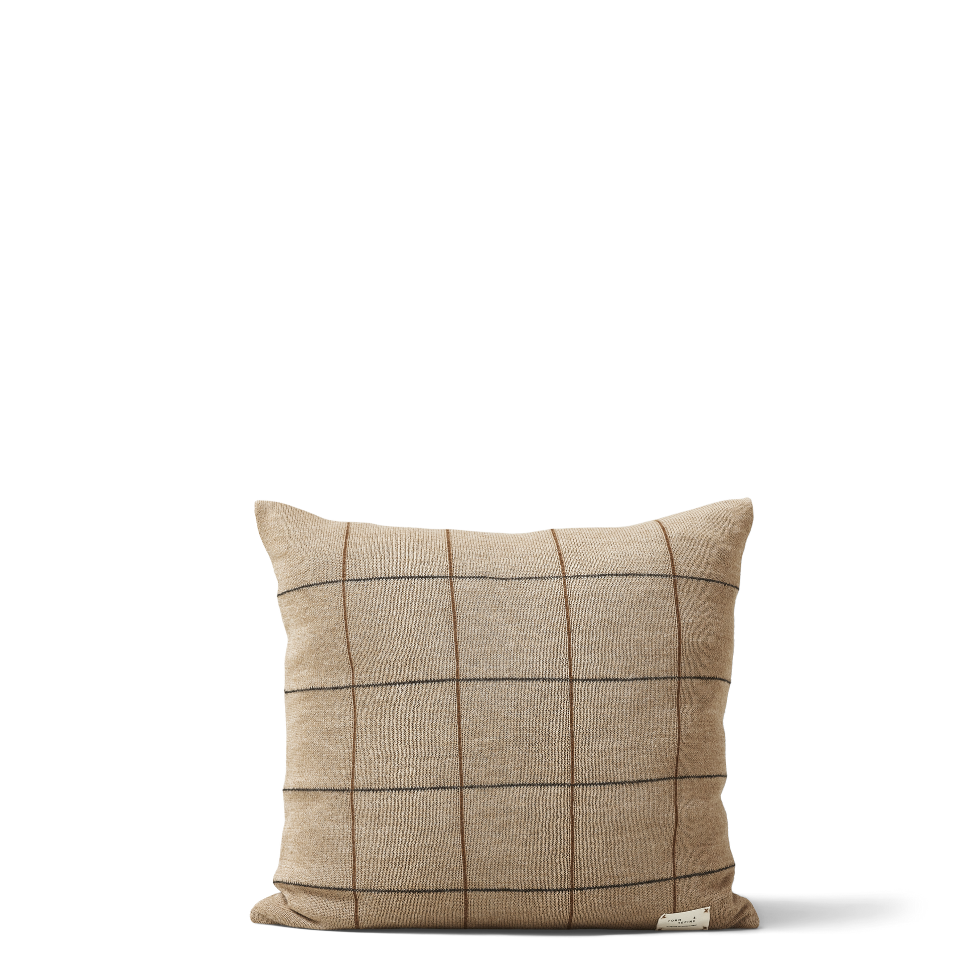 Aymara Pillow 52x52 by Form & Refine #New Square/ Brown