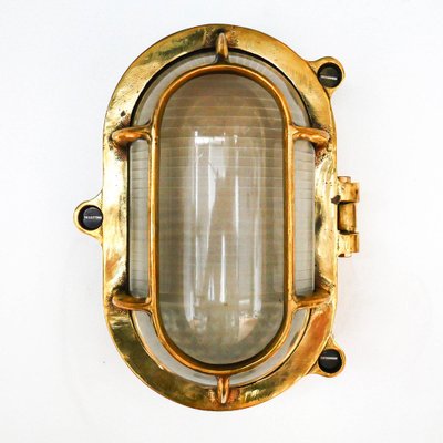 Former Holophane Wall Light in Bronze, 1950s-PSG-1776200