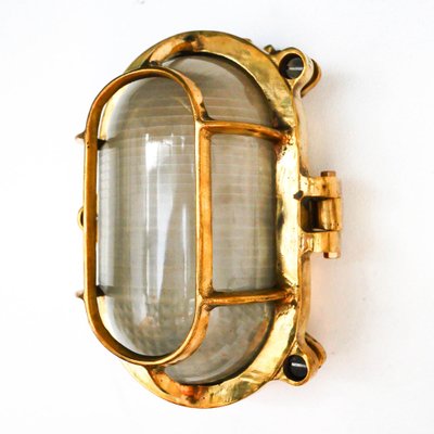 Former Holophane Wall Light in Bronze, 1950s-PSG-1776200