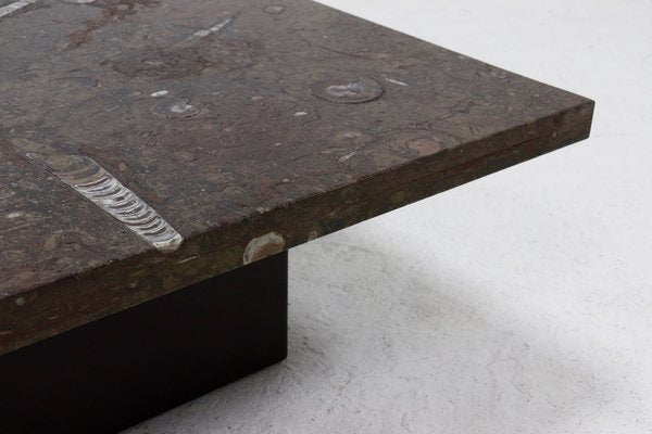 Fossil Stone Coffee Table from Metaform, 1970s-VV-1823052