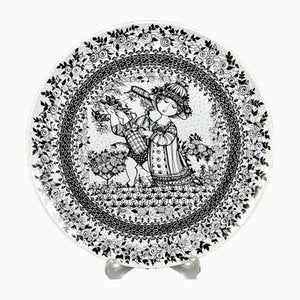 Four Seasons Summer Plate by Bjorn Wiinblad for Rosenthal Studio-Line, Germany-GYX-1703228