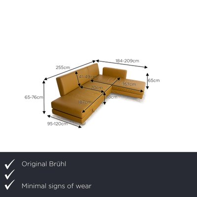 Four-Two Leather Corner Sofa from Brühl-RQW-2040626