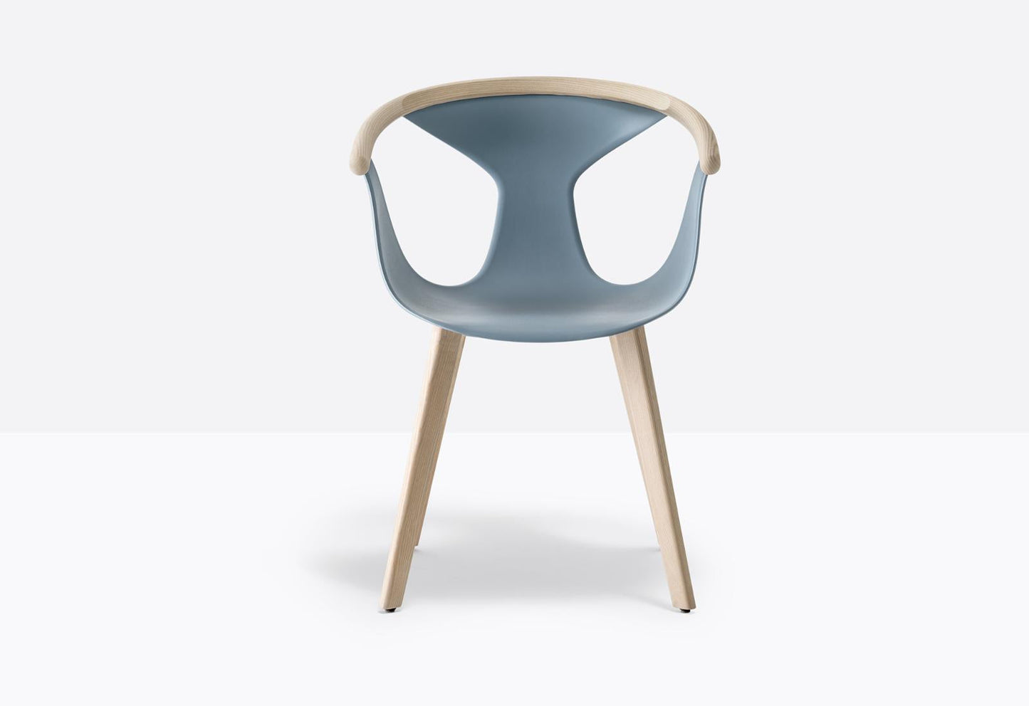 FOX 3725 - Stackable polypropylene chair with armrests by Pedrali