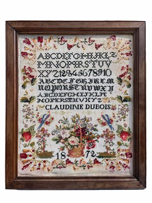 Framed Alphabet Primer Cross Stitch, 1872-SDV-900158