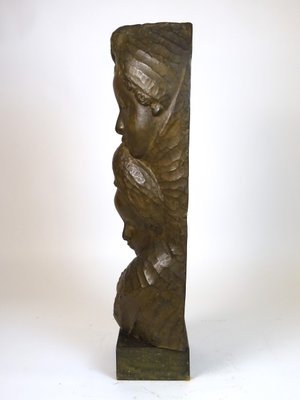 Francesco Falcone, Maternity Sculpture, 1927, Bronze-MLN-1128462