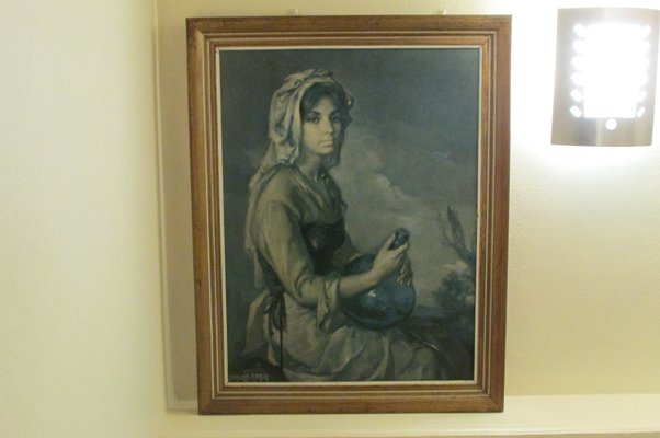 Francisco Ribera, Portrait of Woman, 1966, Oil on Panel, Framed-RDN-1110328