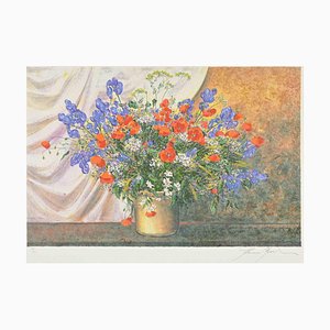 Franco Bocchi, Wildflowers, Screen Print, 1980s-ZCI-1781612