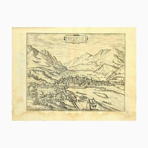 Franz Hogenberg - Map of Innsbruck - Etching - Late 16th Century-ZCI-822948