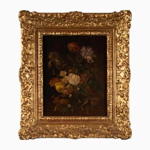 Franz Xaver Pieler, Flower Still Life, 1890s, Oil Painting-QOR-2023528