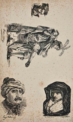 Frédéric Villot, Portraits, Etching, Mid-19th Century-ZCI-1394401