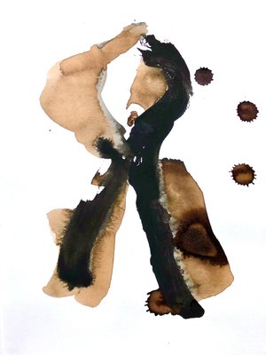 Frédérick Mazoir, Geotropisme 3, 2022, Mixed Media on Paper-CHG-2025866