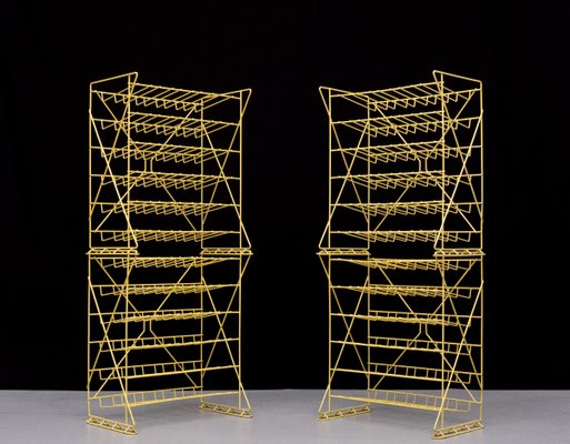 Free Standing Wine Racks, 1970s, Set of 4-GCG-2032301